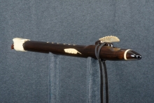 African Blackwood  Native American Flute, Minor, Mid F#-4, #D1AAA (11)